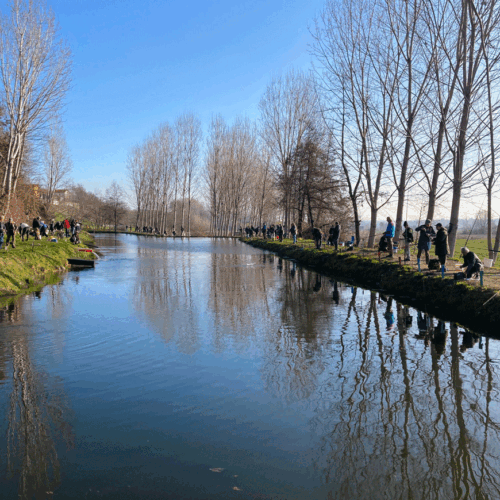 Lago Olmi momento di pesca Memorial Formento 2023